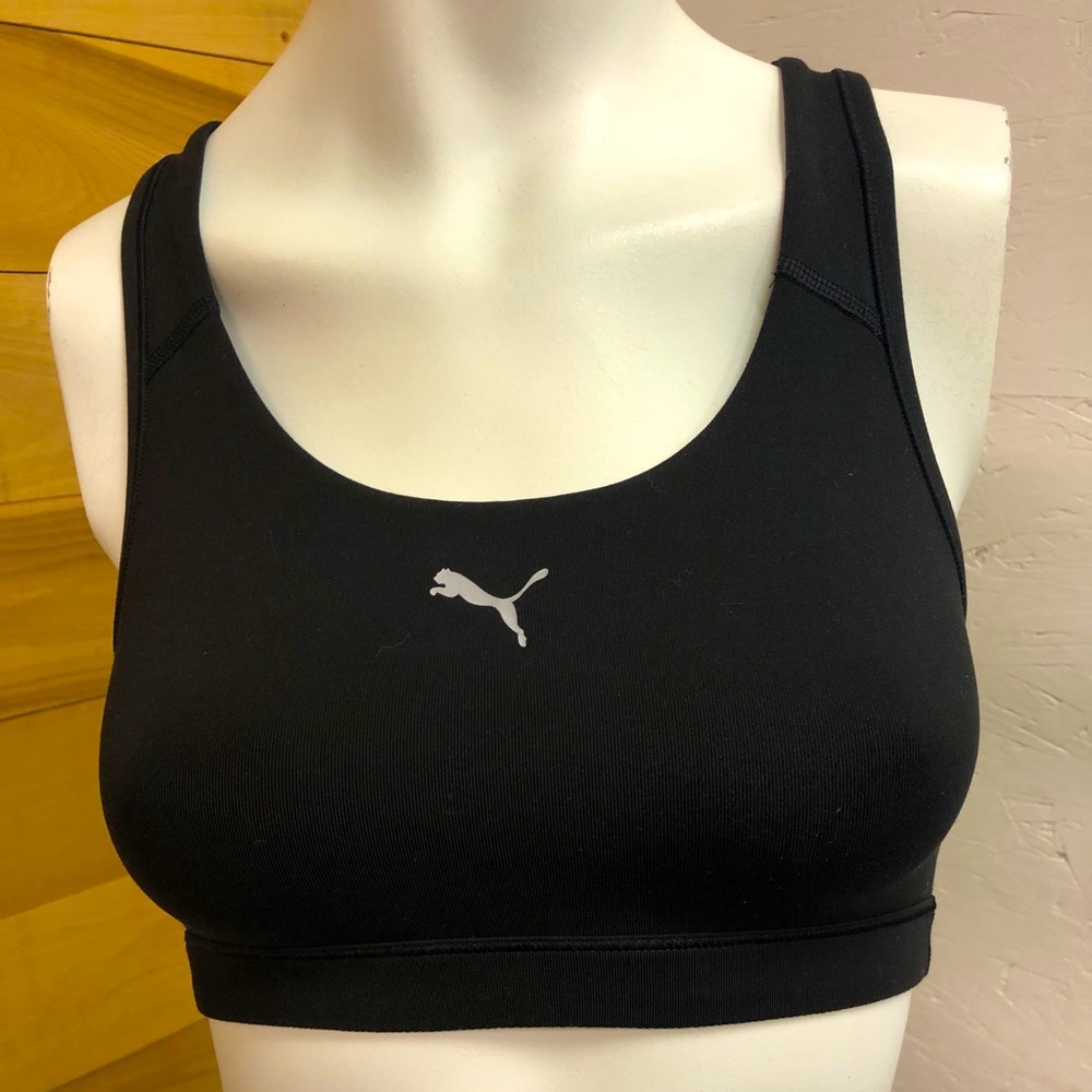 Puma sport bra size sp black